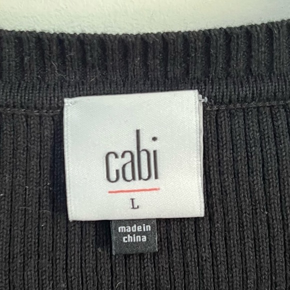 CAbi Style 4288 Crosstie Mixed Media Pullover Sweater - Picture 8 of 12